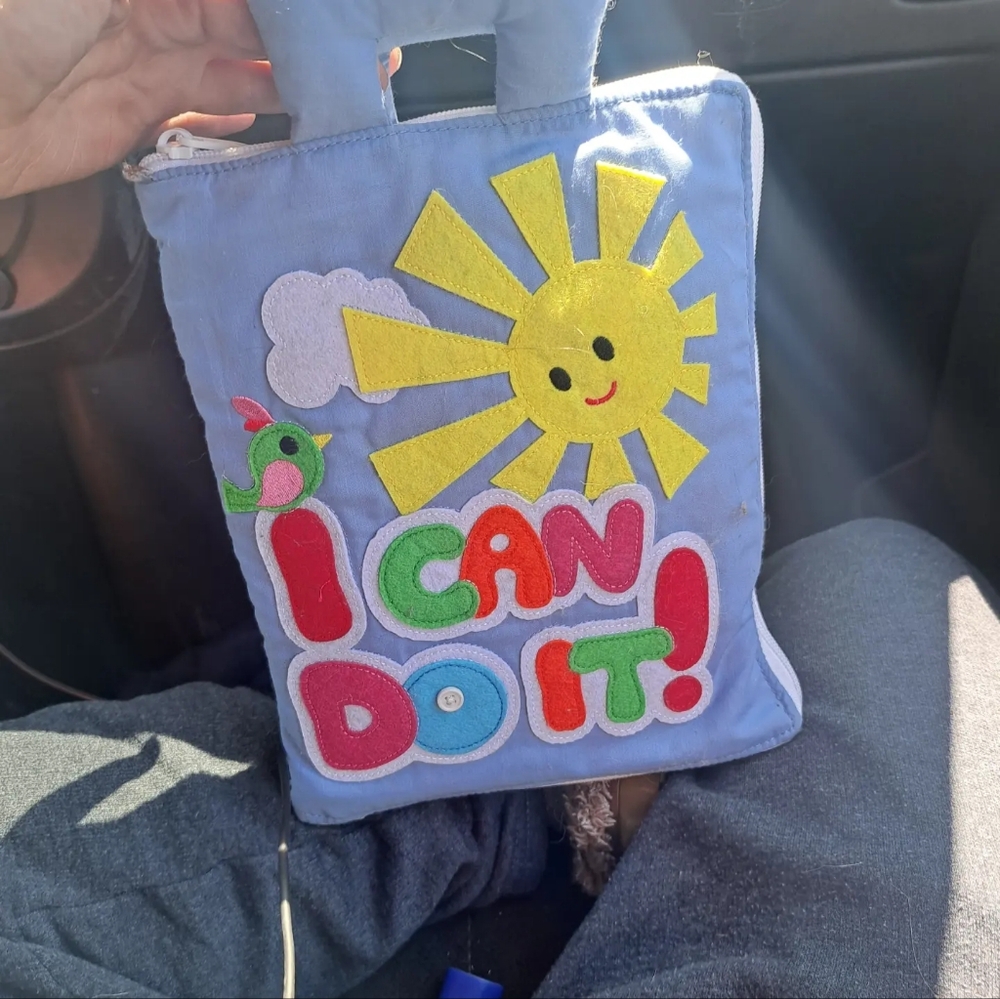 Kids soft travel book